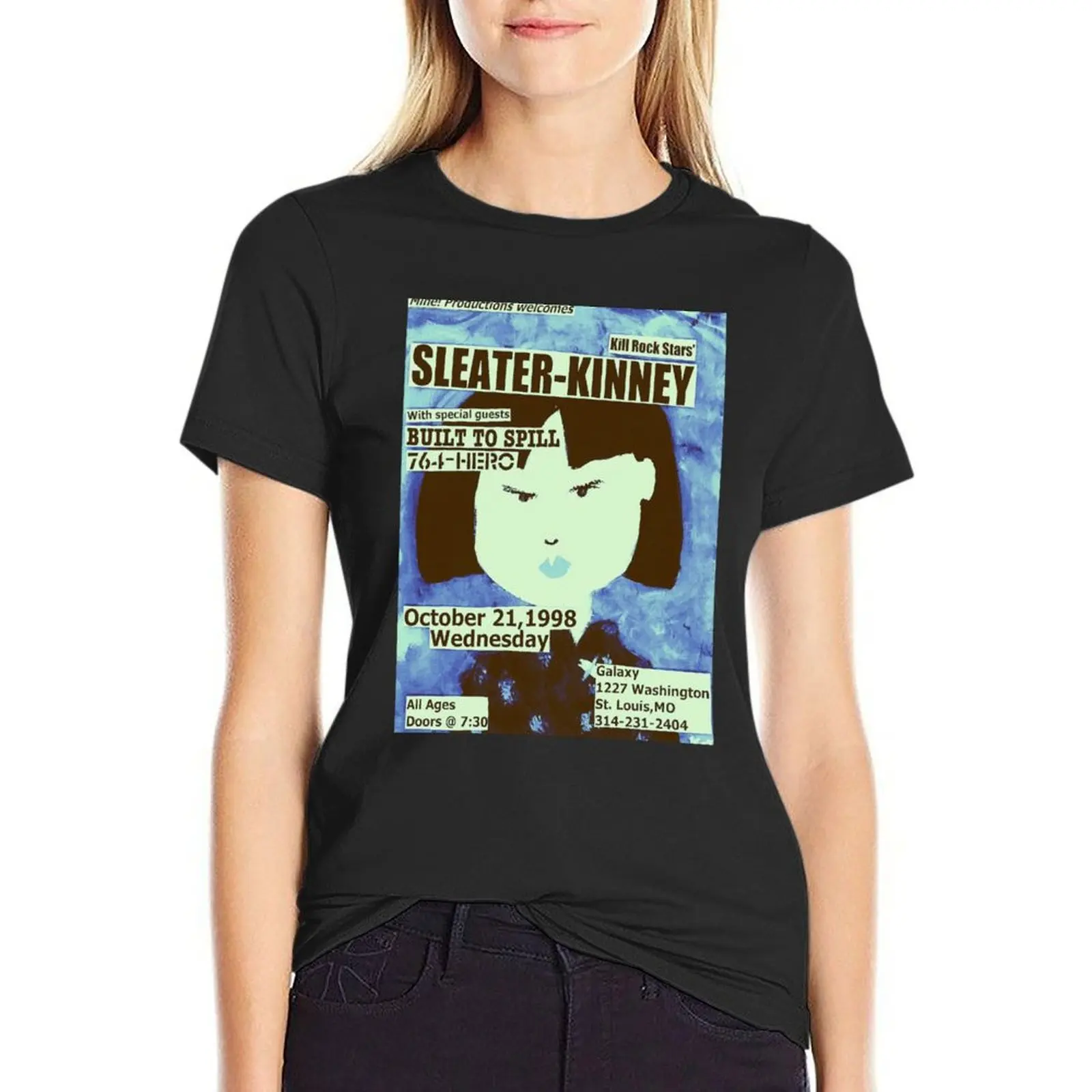 

Sleater Kinney T-Shirt Aesthetic clothing cute clothes cute tops t-shirt dress for Women plus size