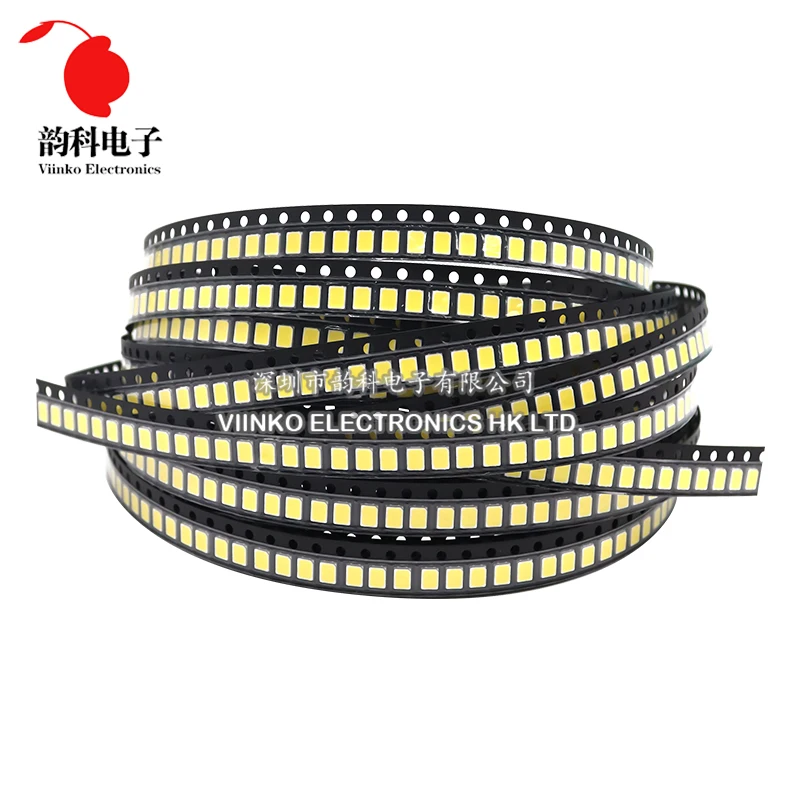 100ks vysoký jas SMD LED 2835 1W 0.5W 0.2W bílý 3V 6V 9V 18V 36V 150MA/100MA/30MA/60MA/80MA 6000-6500K