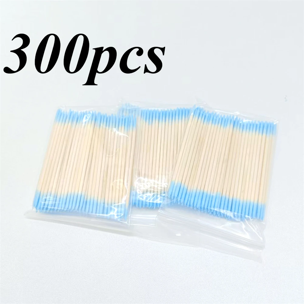 Disposable Wooden Micro Bud Swabs - Lint-Free Eyelash Extension & Glue Removal Tool Kit