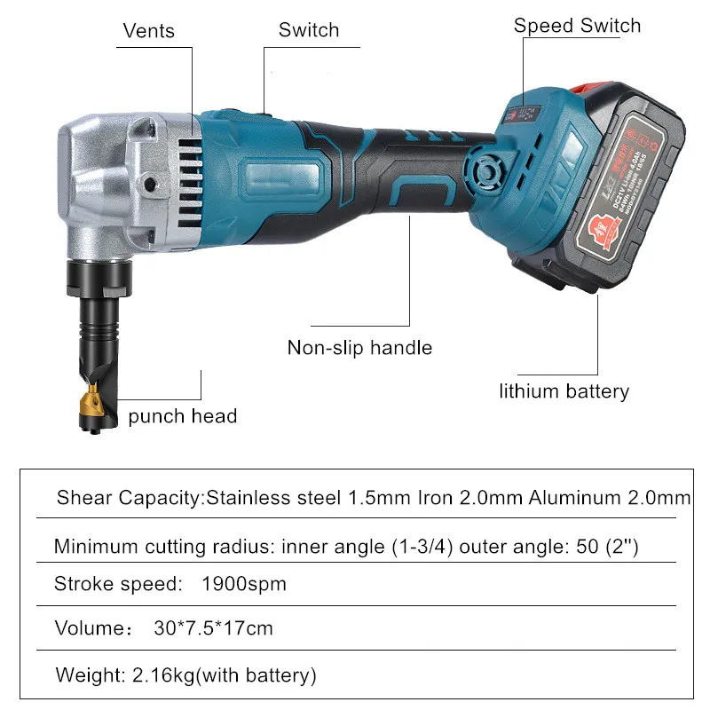 Cordless Electric Impact Scissors Cutting Tool Brushless Motor Portable Rechargeable Metal Stainless Steel Shear Cutter Scissors 5