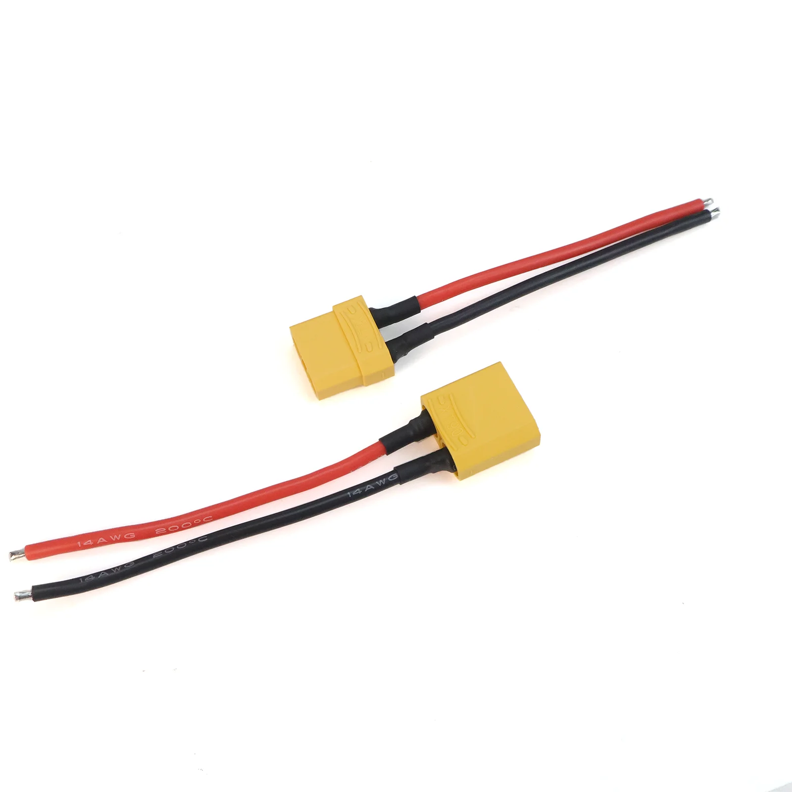 XT90 남성 여성 커넥터 플러그 실리콘 와이어 10AWG 주석 도금 구리 10cm 쌍 RC 리포 배터리 드론 FPV 자동차 보트 충전기 DIY용