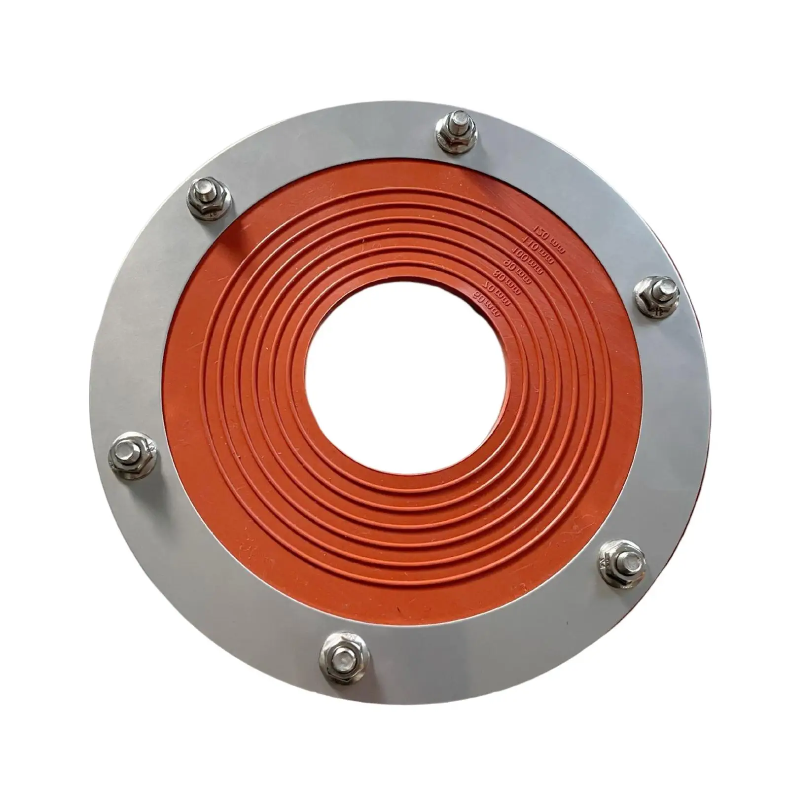Stove Jack Silicone Heat Resistant Tent Flue Flashing Roof Jack Pipe Boot Flexible for Garages Sheds Boats