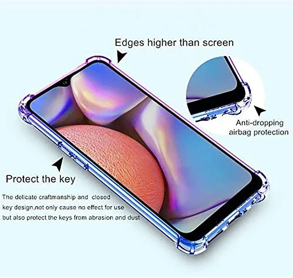 Shockproof TPU Silicone Corner Protective Phone Case