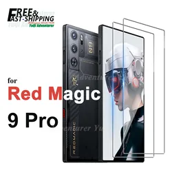 Premium Tempered Glass Screen Protector - 9H Hardness, HD Crystal Clarity, Anti - Scratch, Case - Friendly - 4 pcs (For Red Magic 9 Pro)