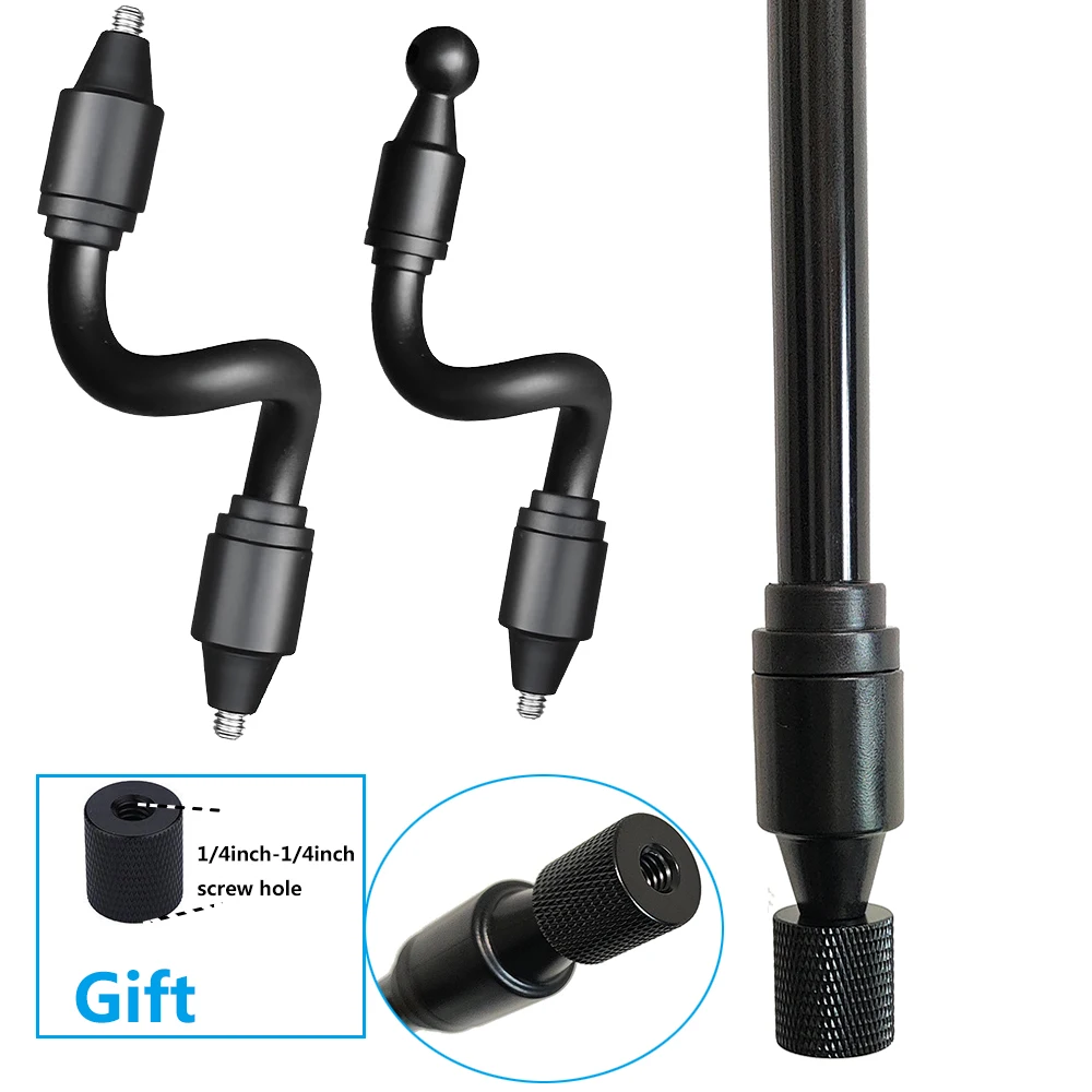 Flexible Arm Monopod Selfie Stick Rod Mount Holder Stands for Mobile Phones for Gopro Hero DJI OSMO Insta 360 Cameras Tripod