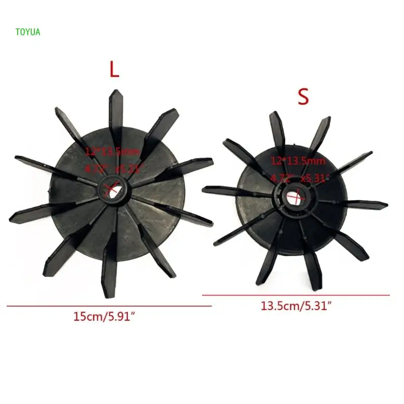 Motor Cooling Fan Blade Air Compressor Accessories Heat Dissipation Fan Blade Plastic Material Air Compressor NM