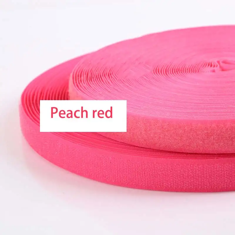 Colorful 20mm Sew-On Hook and Loop Tape - Nylon Fastener Straps