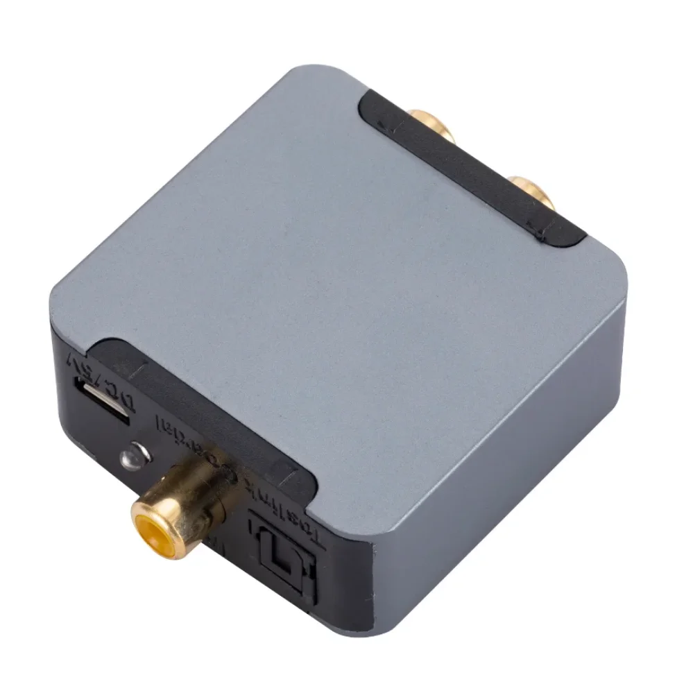 Audio converter adapter DAC Digital to Analog Optical SPDIF Toslink Coaxial Input to L/R RCA 3.5mm Jack Headphone Amplifier Output