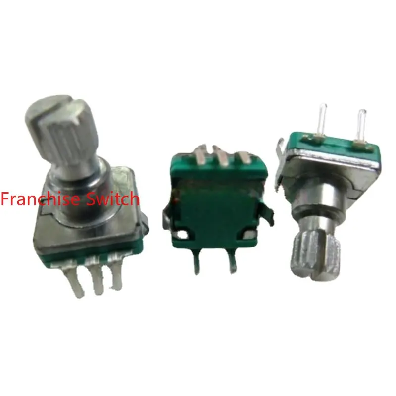 

10PCS Car Audio Volume Adjustment Encoder Switch EC11-30 With 11 Floral Axis