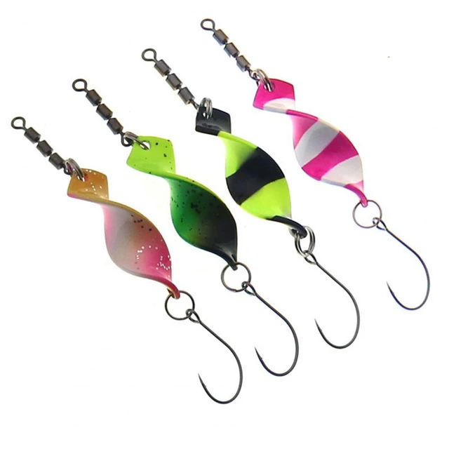 Fishing Bait Trout Lure with Sharp Hook Vibrant Color Compact Size Twisted  Trout Fishing Spoon Lure Jigging Bait - buy Fishing Bait Trout Lure with  Sharp Hook Vibrant Color Compact Size Twisted