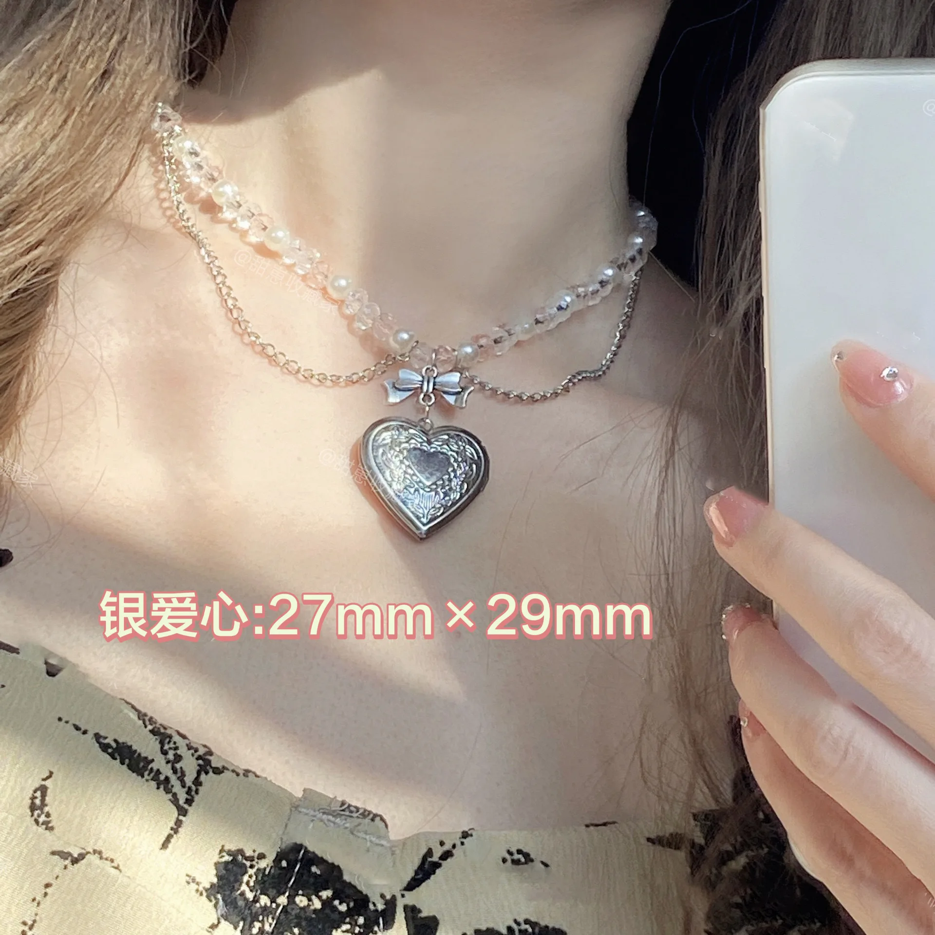 Collana Con Croce Gotica E Serpente, Girocollo Argento Con Ciondolo A Strati, Gioiello Egirl Per Donne E Ragazze, Regalo Unico
