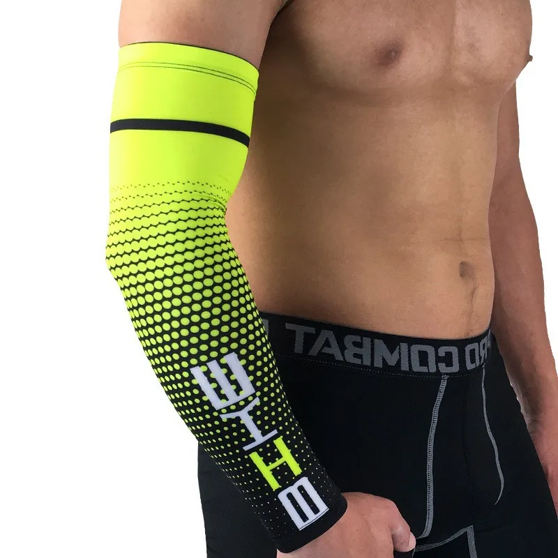 Cycling Sun Protection Sleeve UV Resistant Breathable Ice Silk Material for Fishing Mountaineering Basketball Arm Guard