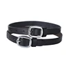 Cowhide spur strap rider boots matching equestrian equipments riding horse with equine accessories 1