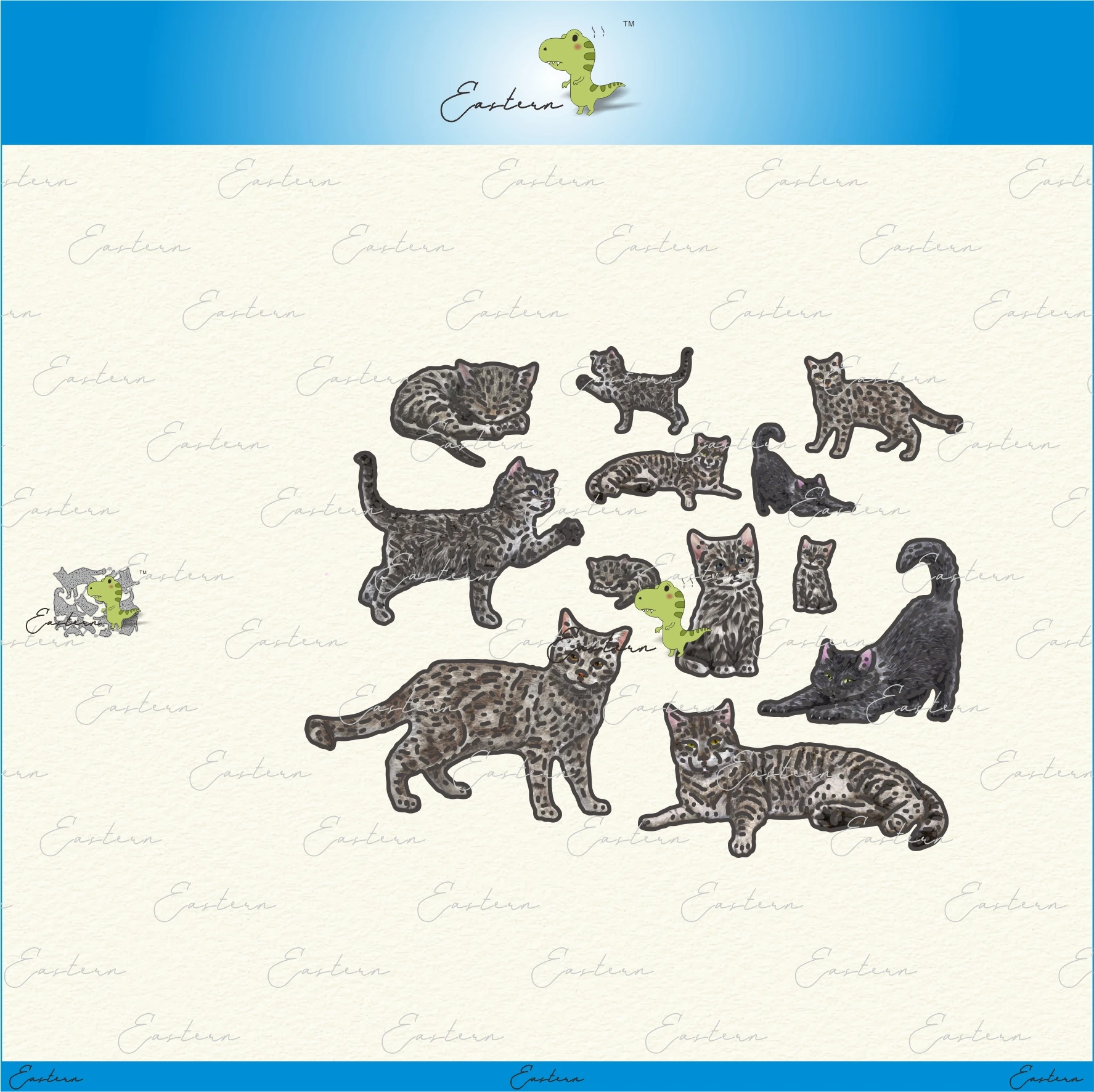 

Feline Fine Gathering Die Set metal cutting dies 2023 new DIY molds Scrapbooking Paper Making die cut crafts Printed Sheet