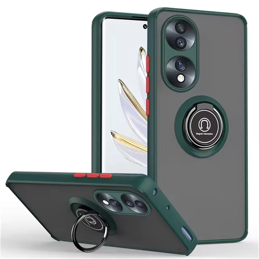 Magnetic Ring Holder Phone Case with 360° Rotating Stand