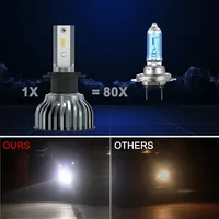 Heyword 22000lm 160W 1860 CSP chip 3000k/4300k/6000k/8000k Car LED Headlight   h4 h7 h1 LED headlights 9005 H7  h9 h11 led light - Image 6