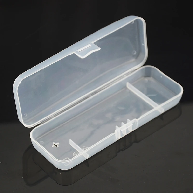 Razor Storage Box 2pcs/lot Men Universal Shaver Storage Box Handle Full Transparent Plastic Case Razor Boxs Eco-Friendly Shaving Box