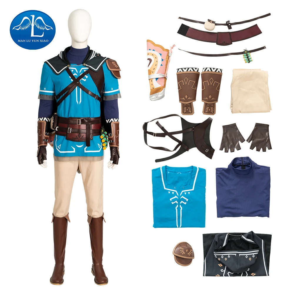 

Men's Link Breath of the Wild Deluxe Adult Costume For Halloween Party