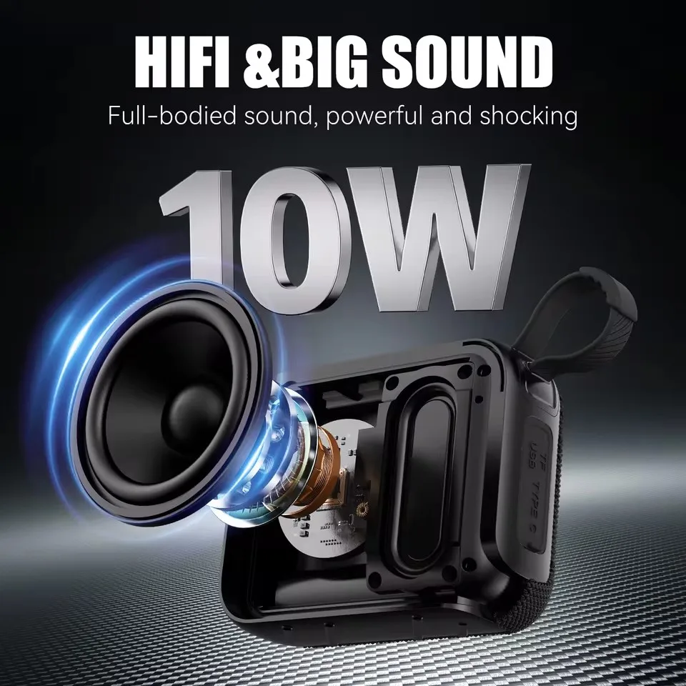 10W Waterproof Bluetooth Speaker 5