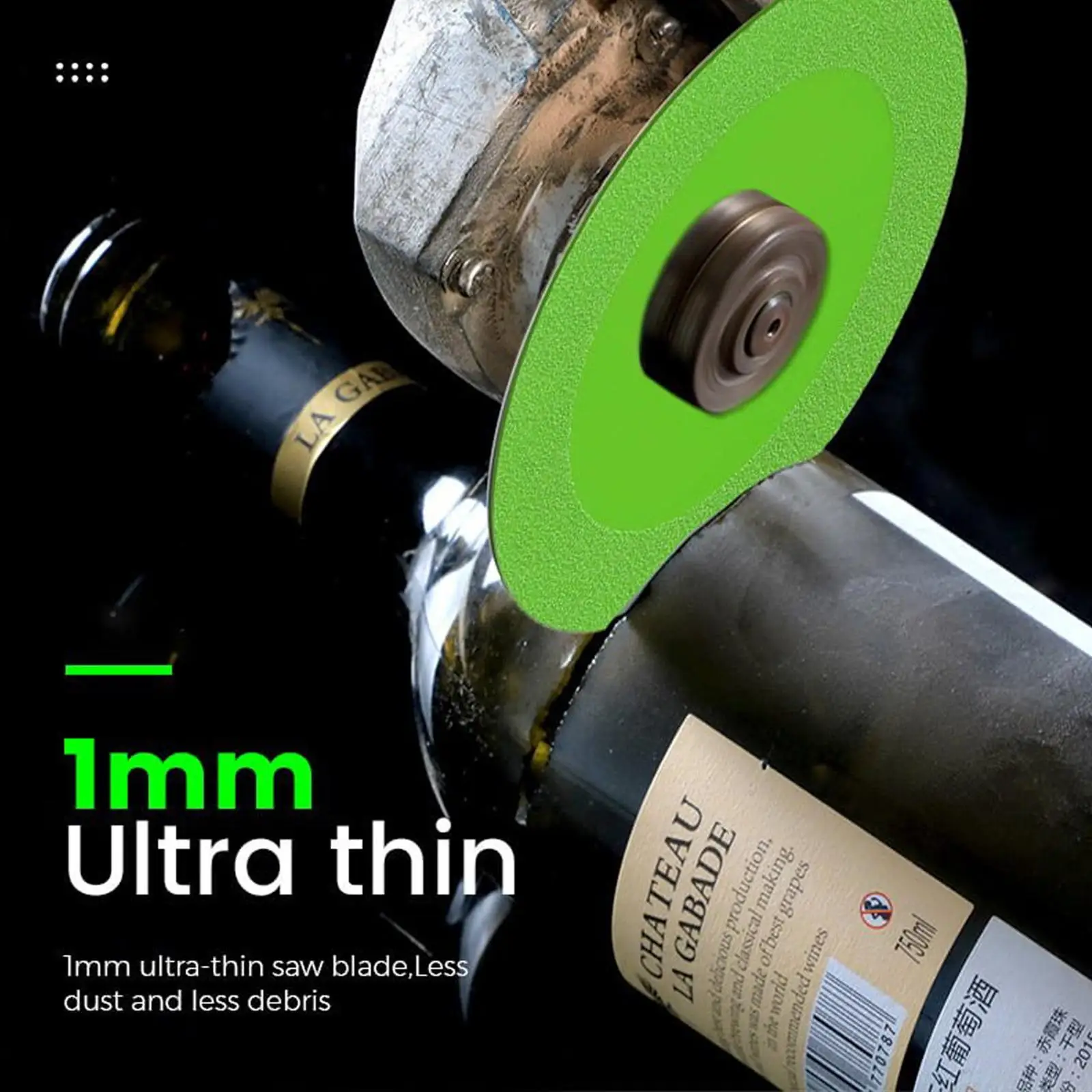 Diamanttrennscheibe für Glas und Fliesen, 15 mm, ultradünne Kerf-Klinge – scharfe, schnell geschnittene Schleifscheibe für Keramikporzellan – Detail 11