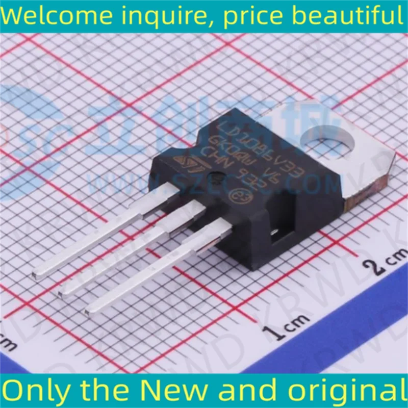 

10 шт. LD1086V33, новые и фотолампочки LD1086V33 TO220