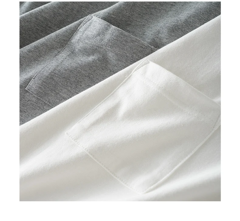 Men's Long Sleeve T Shirt - DUKEEN Heavyweight Cotton Crew Neck Casual Tee