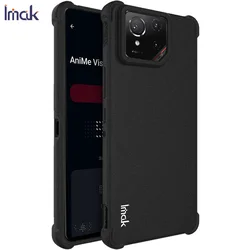 Enhanced Crystal Clear Shockproof Armor Case - 360° Protection with Air Bag Technology for Rog Phone 9 (Frosted Black)