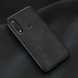 Premium Magnetic Leather Phone Case - Luxurious Silicone Protection for P Smart Z (Black -2)