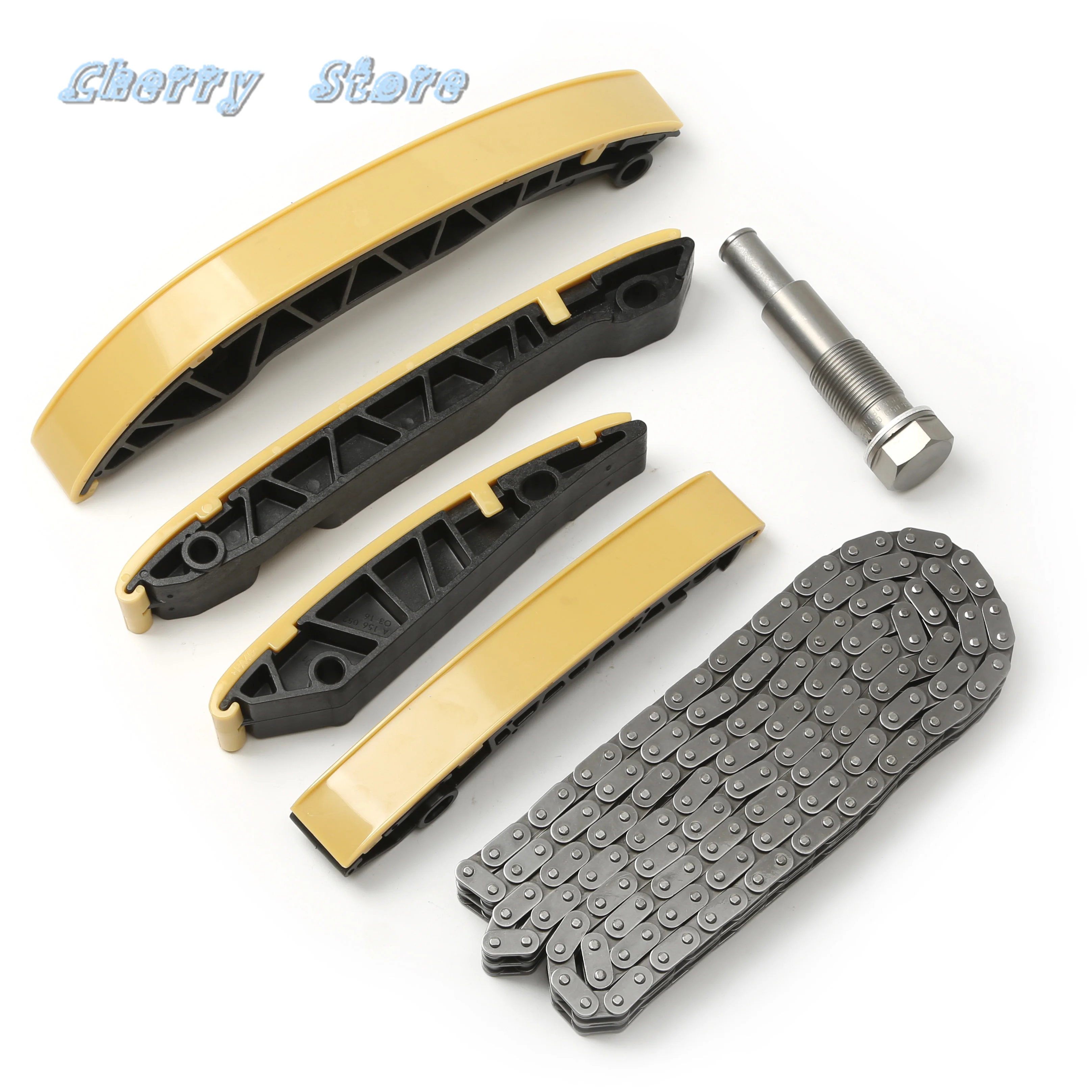Engine Timing Chain Tensioner Guide Rail Kit 6PCS For Mercedes 