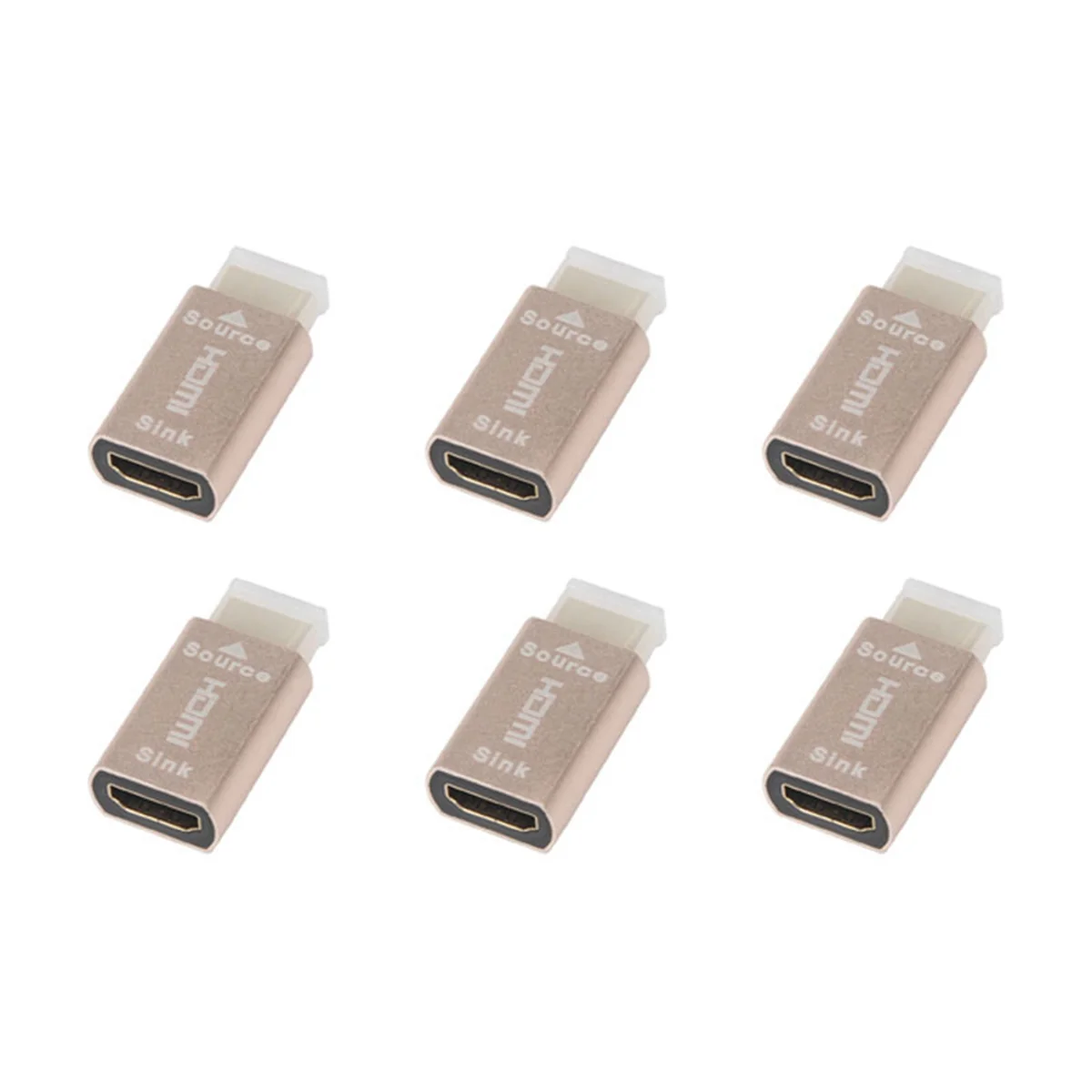 Hdmi Bloqueio de Tela Sinal Suporte Kvm Hdmi2.0 Adaptador Virtual Edid Ddc Dummy Plug para Display Hdmi 6x