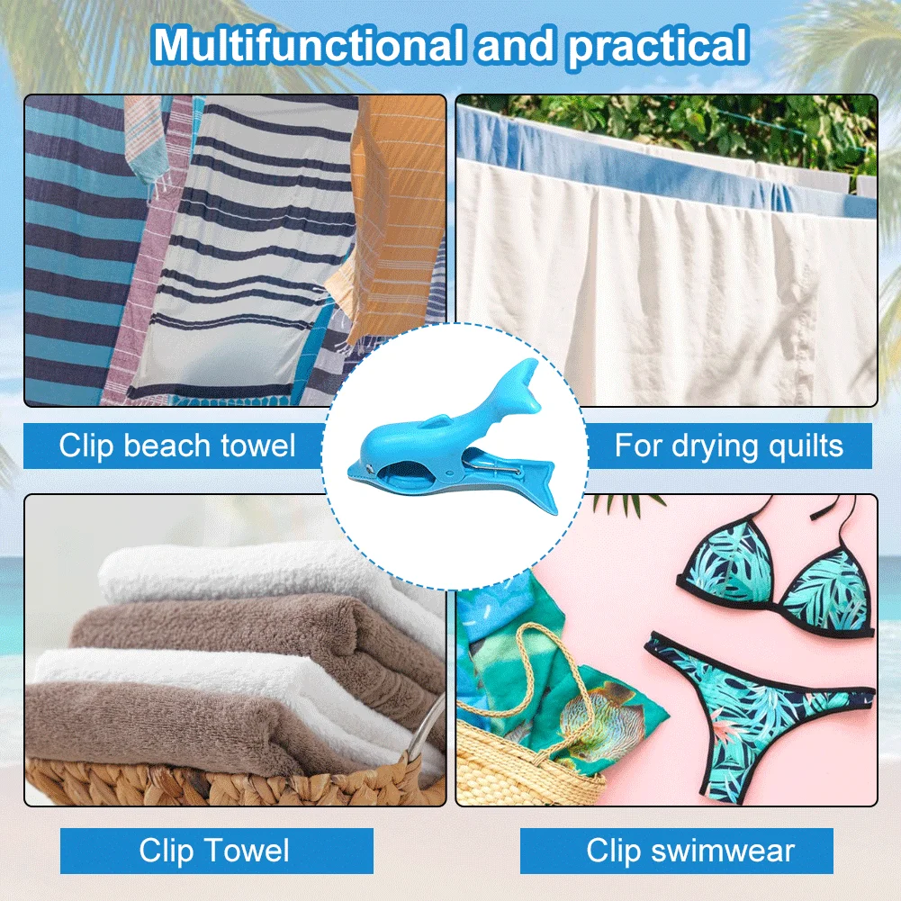 Beach Towel Clips Animal Shaped Clothes Pegs Pins Bag Clothespins Clothes Pegs Laundry Drying Racks Retaining Clips Clamp 1/2PCS beach towel clips clothes pegs
