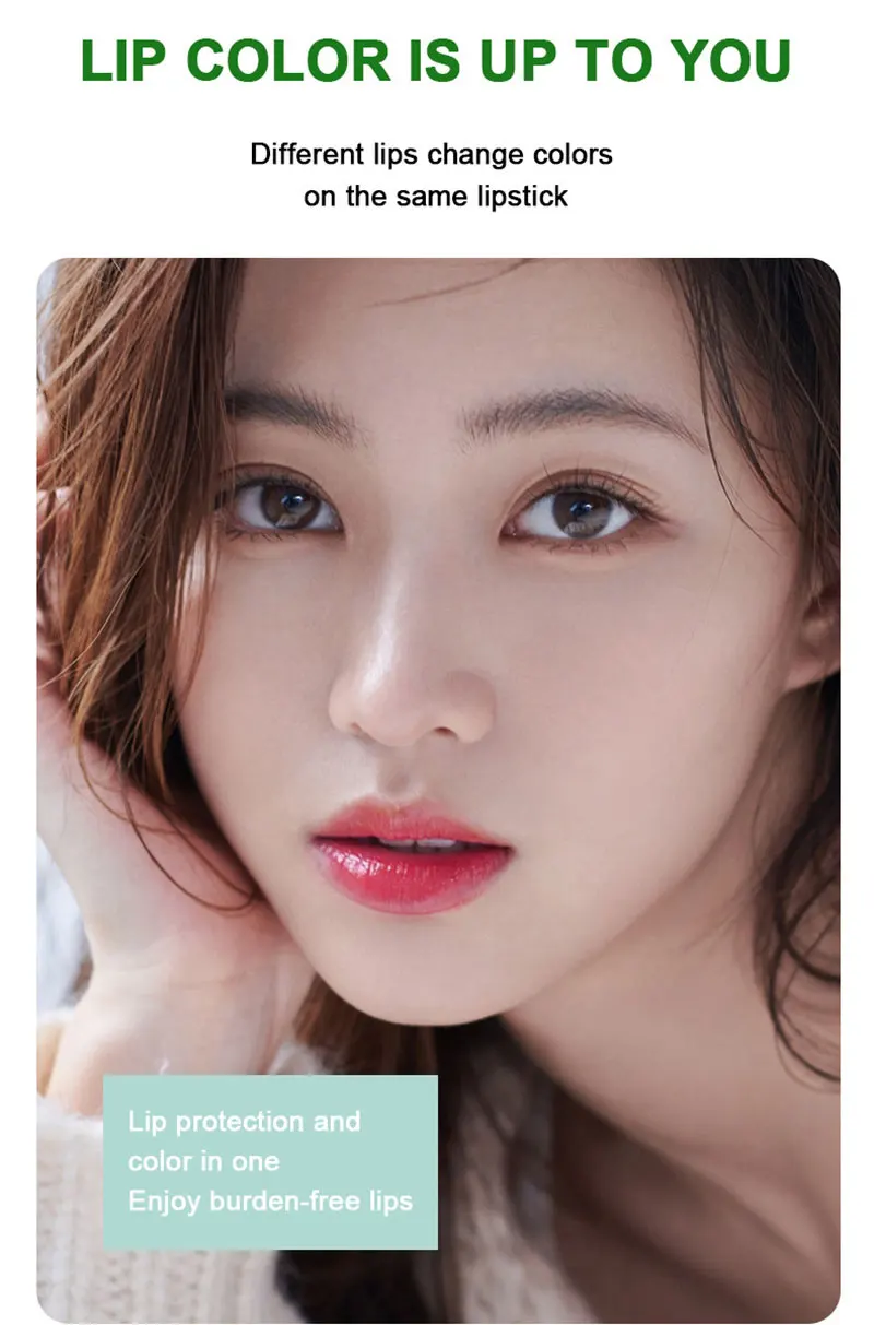 Long Lasting Smooth Aloe Color Changing Lip Balm Aloe Vera Lipstick Moisturizing, hydrating, waterproof and cracking Aloe Vera Lip Balm_voghion.com