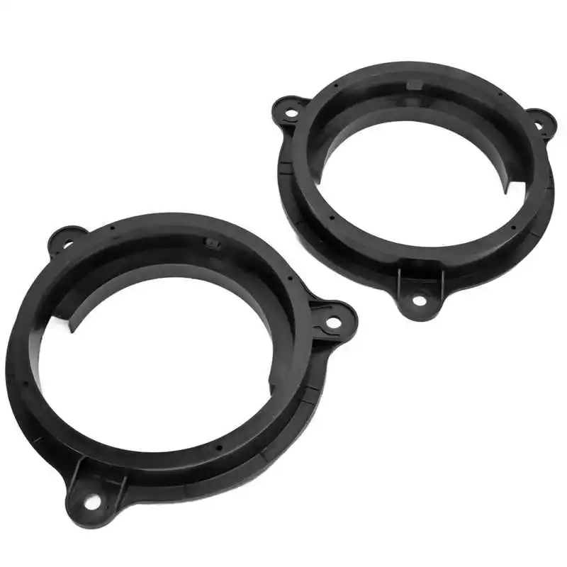Speaker Adapters 6.5in High Strength Door Speaker Adapter Bracket Simple Installation ABS Black