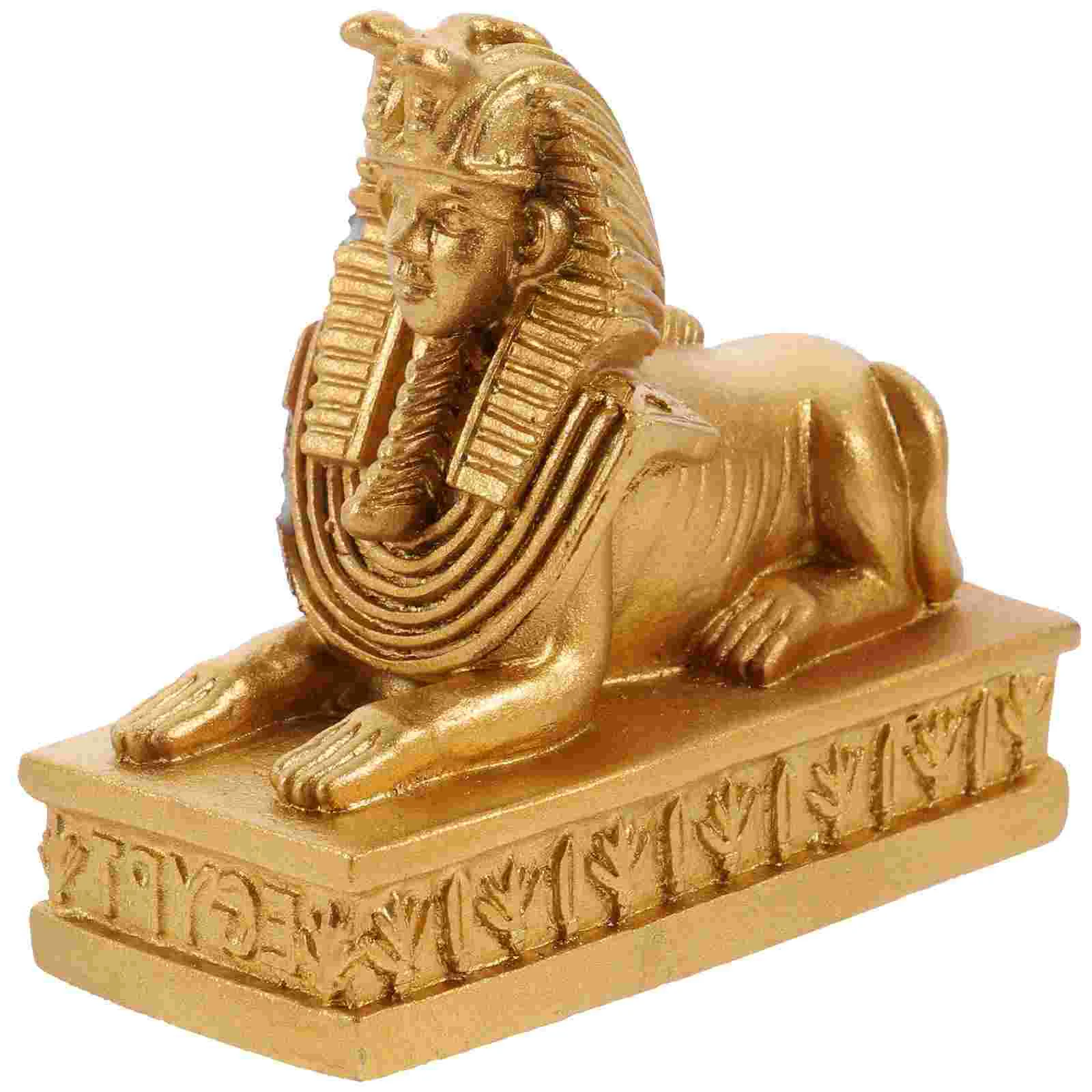 

Elegant Decor Aquarium Underwater Fish Tank Crafts for Home Sphinx Shaped Ornament Resin Decoration