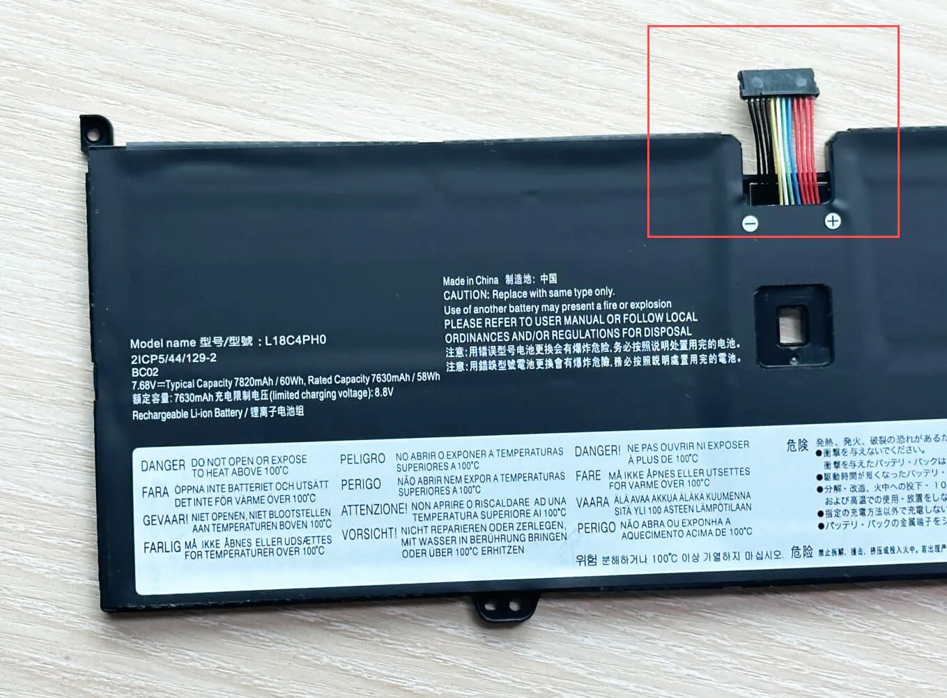 Bateria do Portátil para Lenovo Yoga C940 C94014iil 81q9 Série L18m4ph0 L18c4ph0 5b10t11585 5b10w67374 5b10t11586 60wh 60wh - Imagem 3