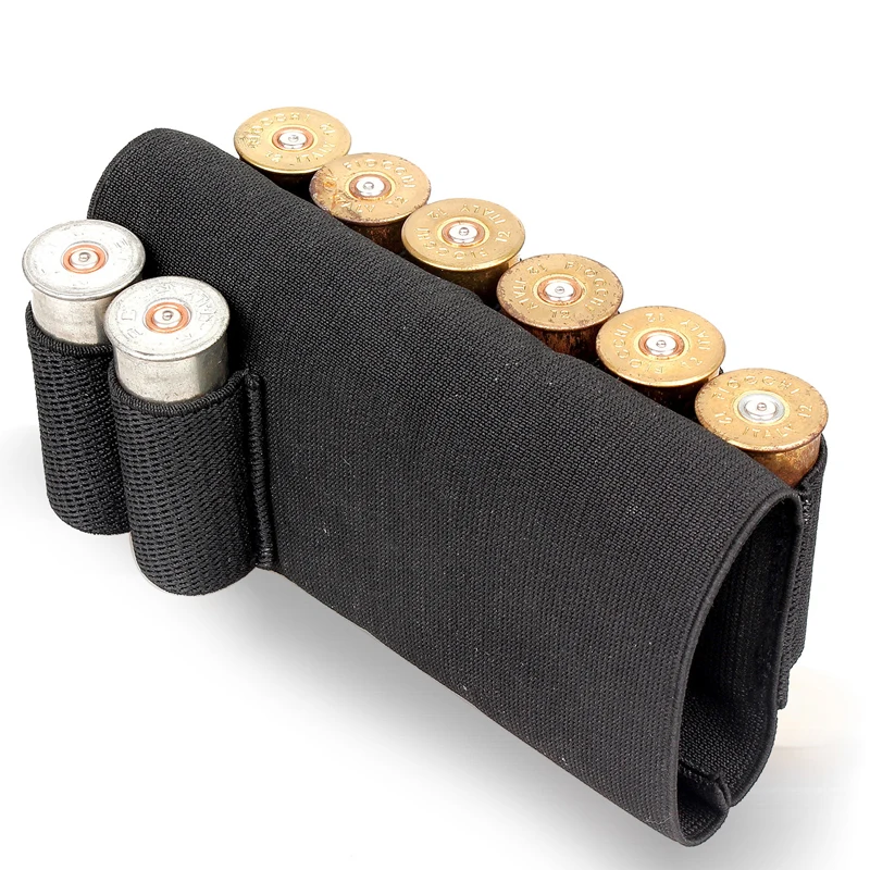 Black Nylon Shotgun Shell Holder for Hunting Rifles