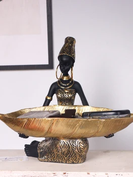 African Girl Storage Sculpture 1