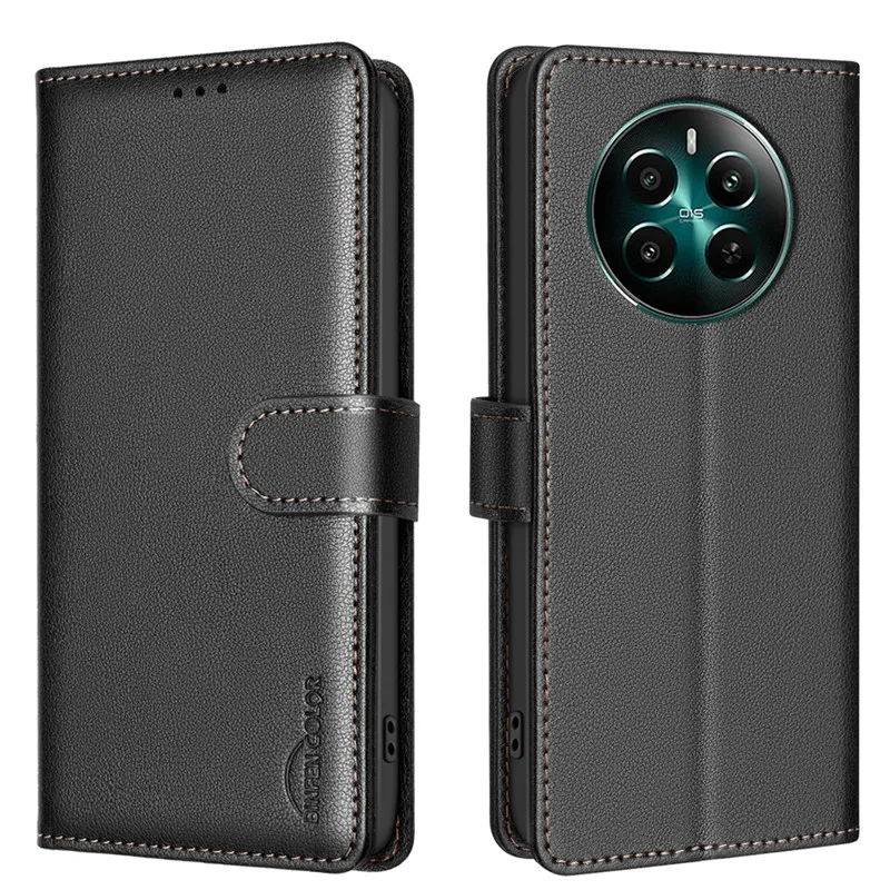 Leather Wallet Flip Case - Universal Protective Phone Cover