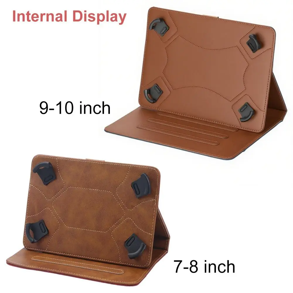 Universal Shockproof Tablet Case with Multi-Angle Stand and Anti-Scratch PU Leather Cover (Fits 7-10 Inch Tablets)