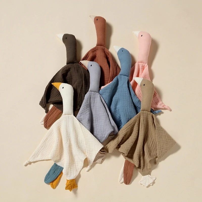 Stuffed Goose Baby Towel Cotton Baby Sleeping Cuddling Security Blanket Newborn Soothe Appease Towel Kids Face Towel Washcloth Stuffed Goose Baby Towel Cotton Baby Sleeping Cuddling Security Blanket Newborn Soothe Appease Towel Kids Face Towel Washcloth