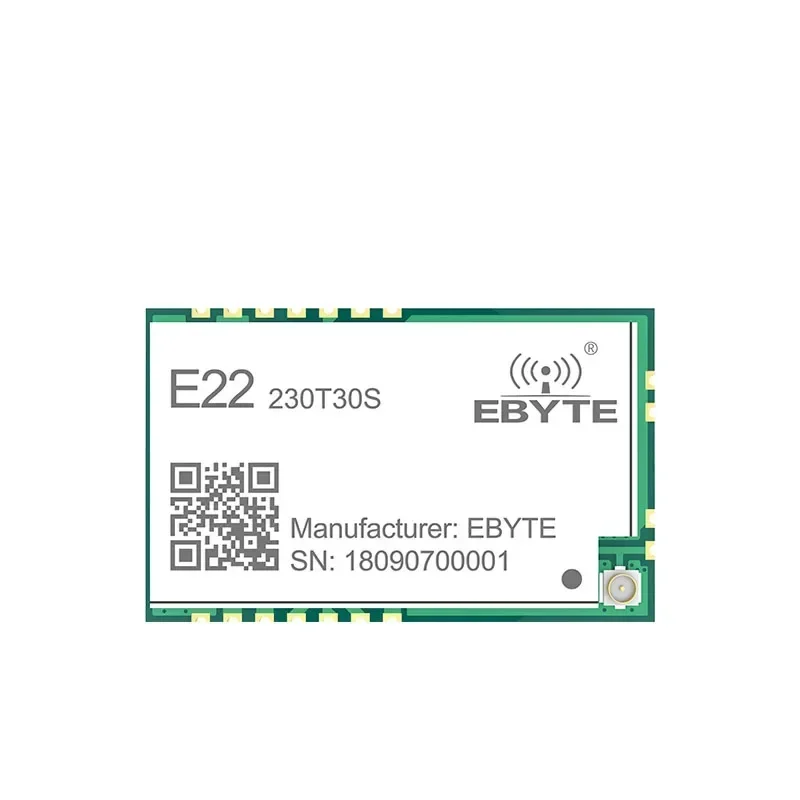 COJXU E22-230T30S LoRa 모듈, UART ISM 밴드 모듈, 무선 트랜시버 송신기, 리시버 SMD, 230Mhz, 30dBm, 10km