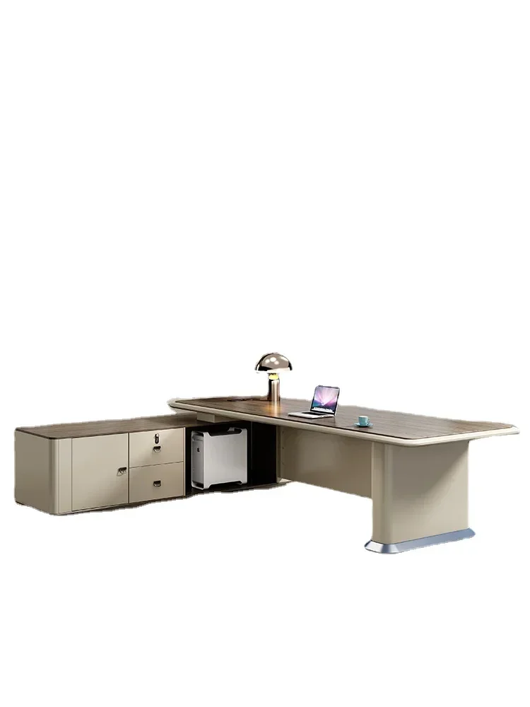 

Office Furniture Boss Desk Boss Executive Desk Special Shaped Table Office Table and Chair Combination