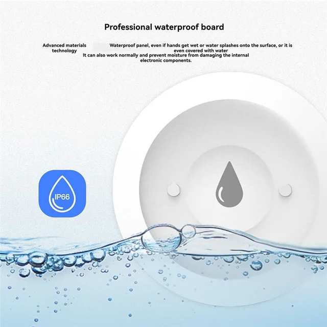 FEDI-Tuya Zigbee Smart Water Leak Detector Flood Sensor Alarm Immersion Alert Remote Monitoring Via Smart Life App 3