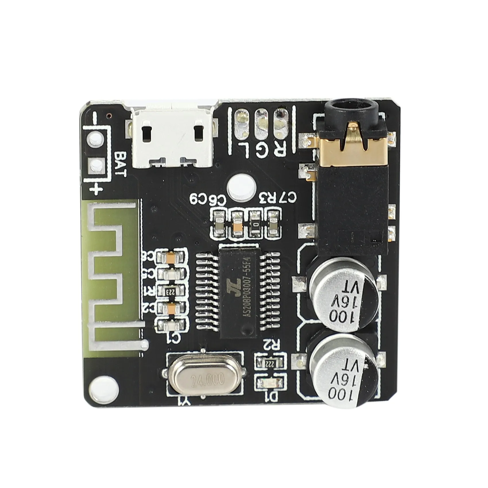 L62A 6Pcs VHM-314 V.20 블루투스 오디오 수신기 보드 블루투스 5.0 리튬 배터리 충전 기능이 있는 Mp3 무손실 디코더 보드