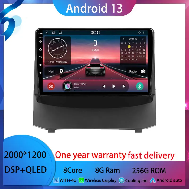 

Android 13 For Ford Fiesta Mk 6 2009 - 2018 Car Radio Multimedia Video Player Android auto wireless adapter