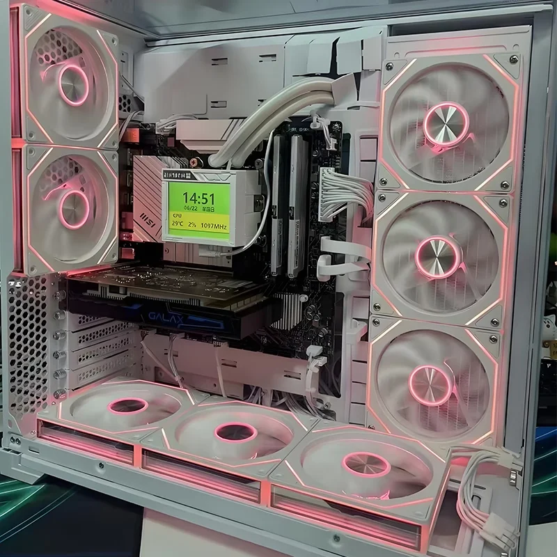 PRISM 8 PRO 120mm PC Computer Case Fan 5V 3Pin Sync Argb 12CM Quiet Cooling Fan
