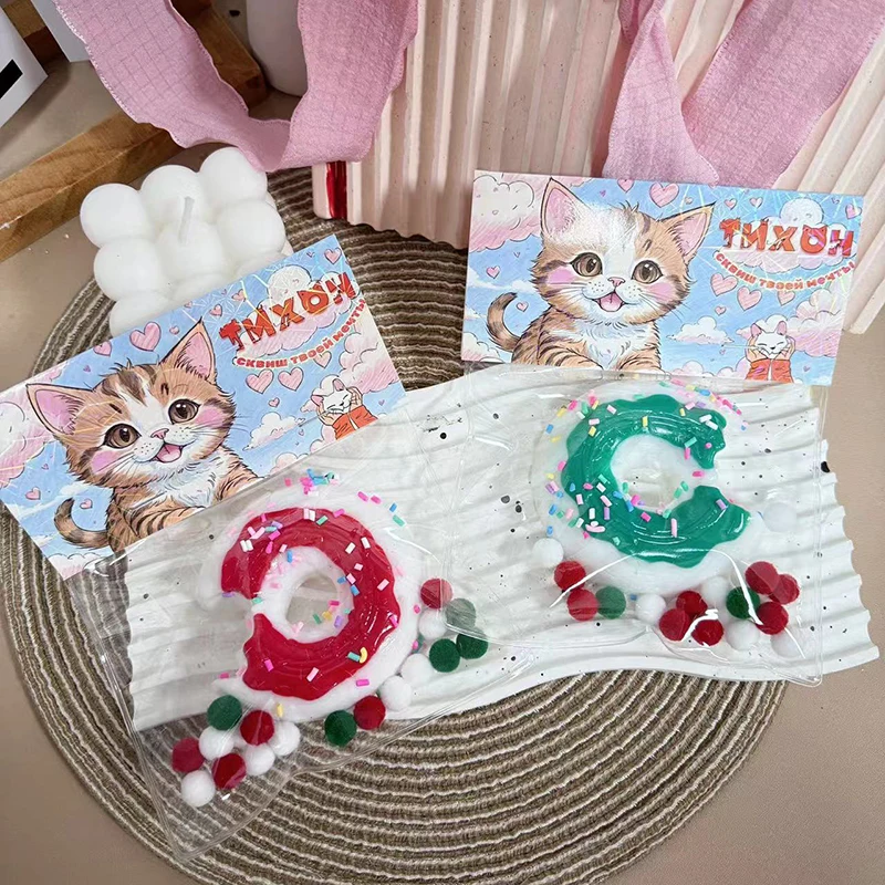 Christmas series Squeeze Cat Paw Toys Cute Soft Abreact Relief Relax Toy Sticky Decompressing Pinching Cat Paw Stress Relief Toy fidget toys,plush toys,stress relief toys,educational toy,mochi squishy toy