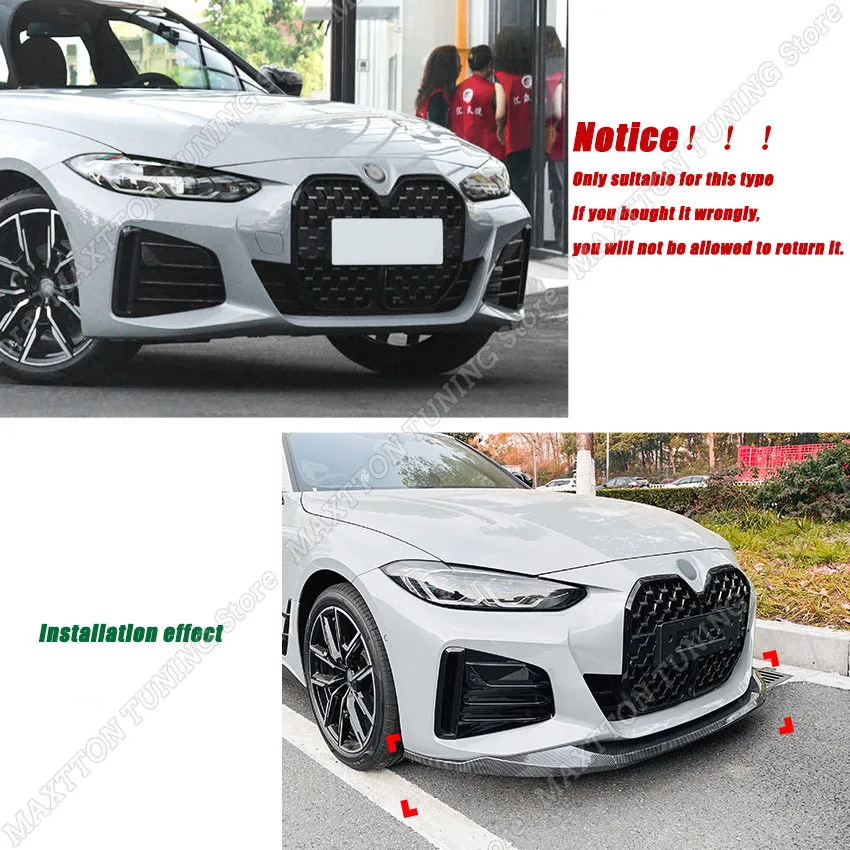 BMW 4シリーズ 440i 430i リアルカーボン ファイバー サイドパネル