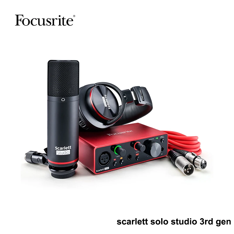 Focusrite Scarlett Solo Studio 3rd Gen USB Audio Interface