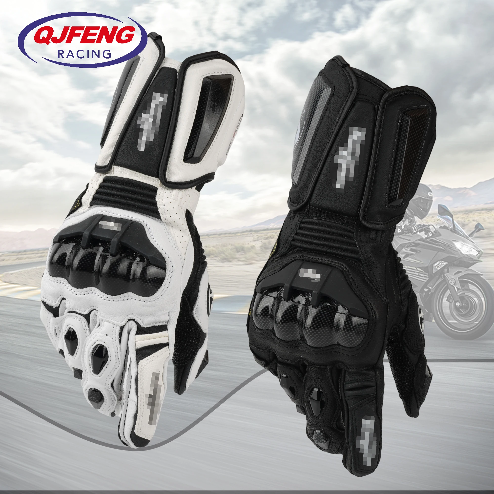Motorcycle Gloves Furygan Afs10 Panther Carbon Fiber Long Cycling Gloves Warm And Fall Proof, motorcycle gloves,sports gloves,cycling gloves